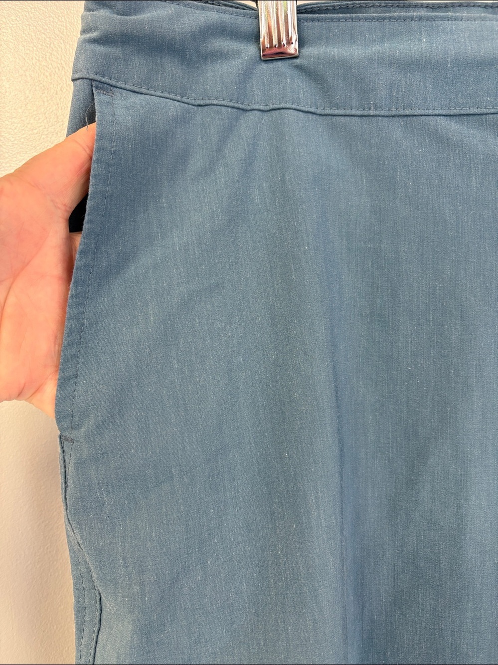 Men’s Slate Blue Lightweight Pocketed Board Shorts Sz 36 - Picture 2 of 5
